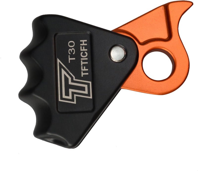 TFTICFH CE 15kN Rope Grab, Safety Clip Clamp, Fall Protection Belay Device, Flipline Rope Adjuster, Self-Locking Fall Arrestor Riser Ascender for Climbing Arborist Rescue Training for 10~12mm Rope - Image 2
